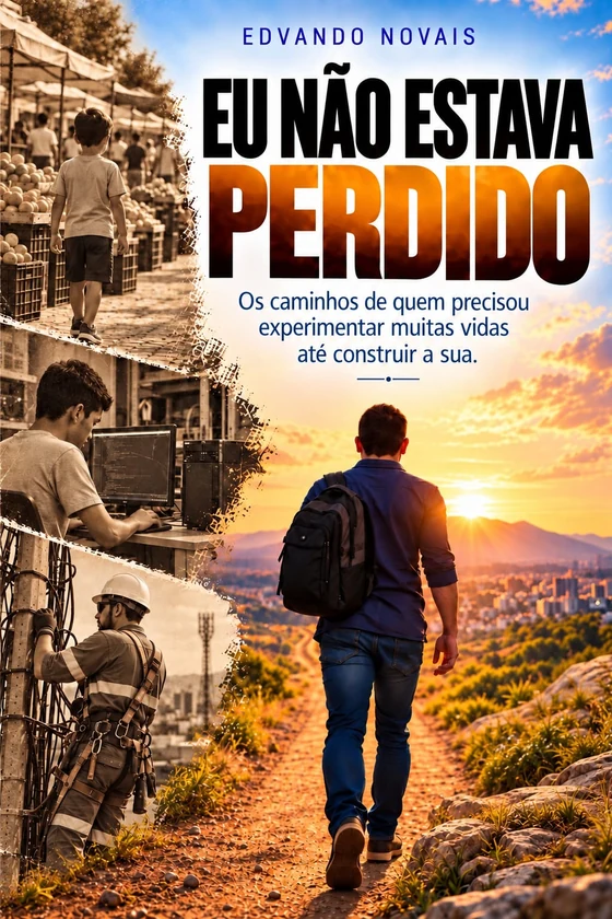Capa do livro Eu Não Estava Perdido, de Edvando Novais
